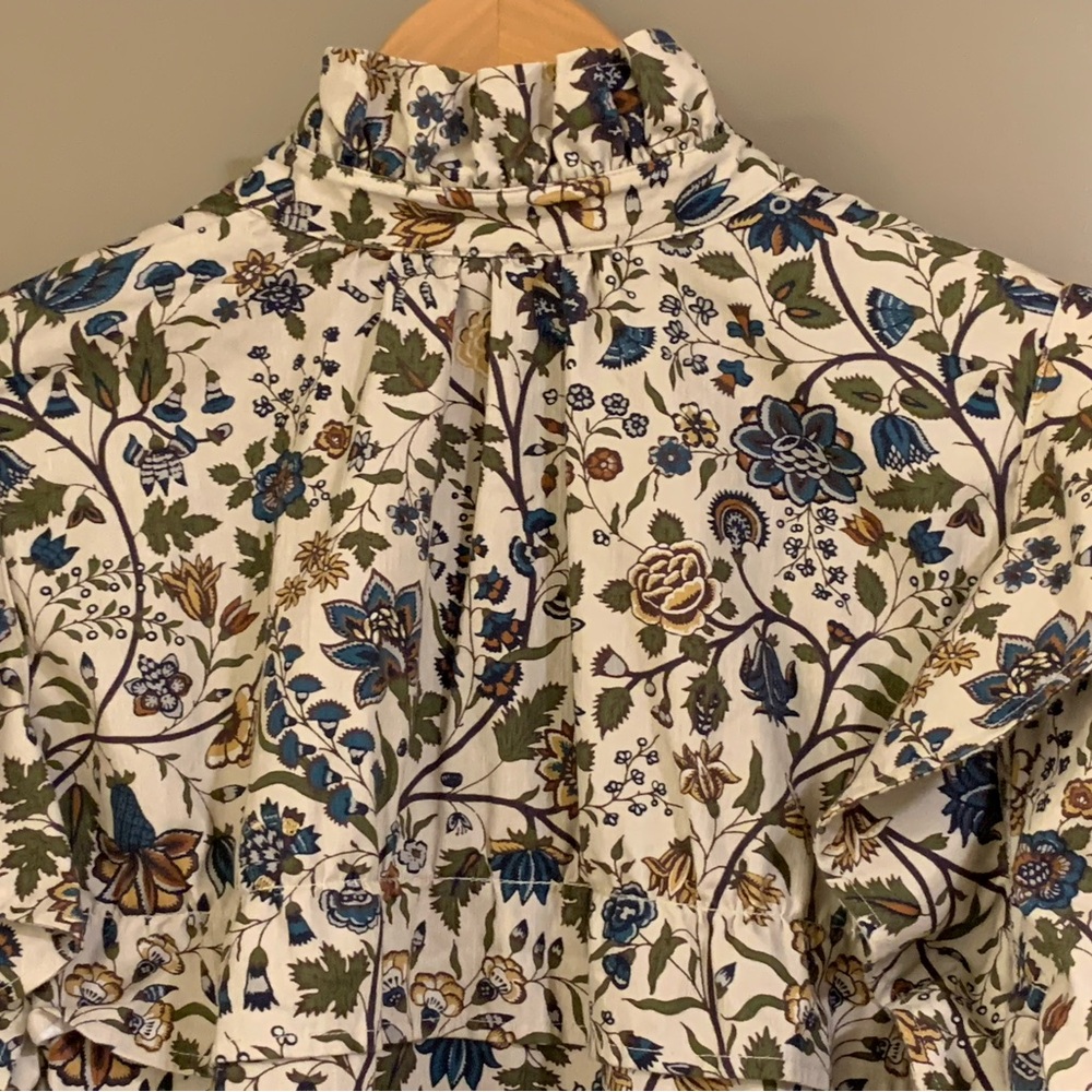 Tuckernuck Wildwood Chintz Winnie Snap Button Up Blouse Size XXL - Picture 13 of 16